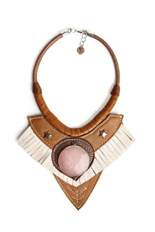 PINK ARUBA NECKLACE - LALALEUNO