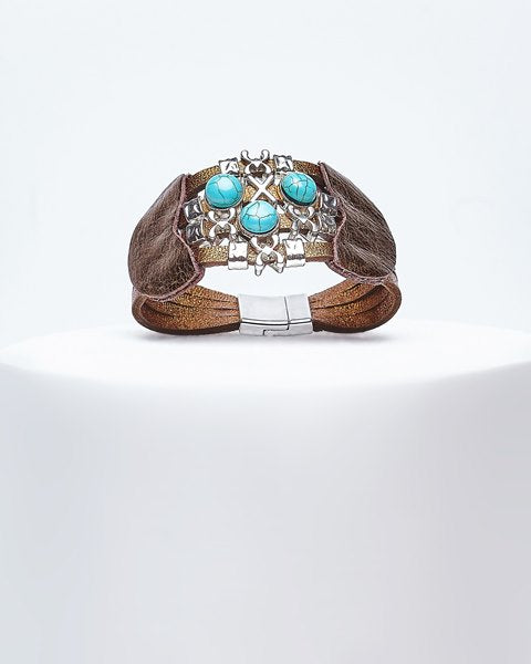 BRACELET ALIB TURQUOISE - LALAEUNO 