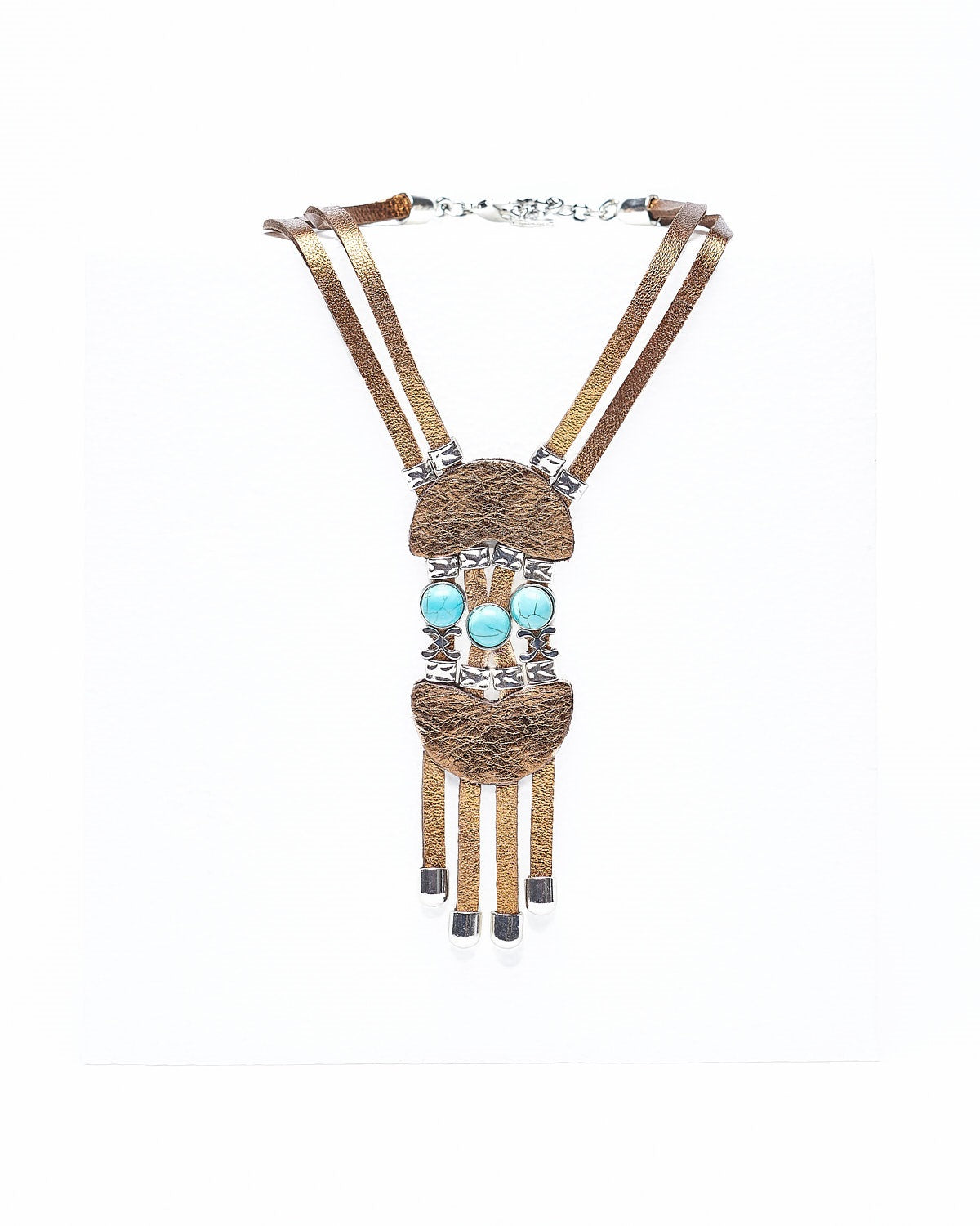 COLLAR ARISUS TURQUESA - LALAEUNO