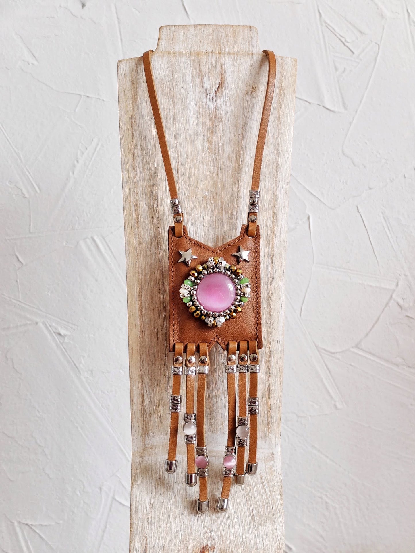 COLLIER BORA BORA - ROSE - LALAEUNO