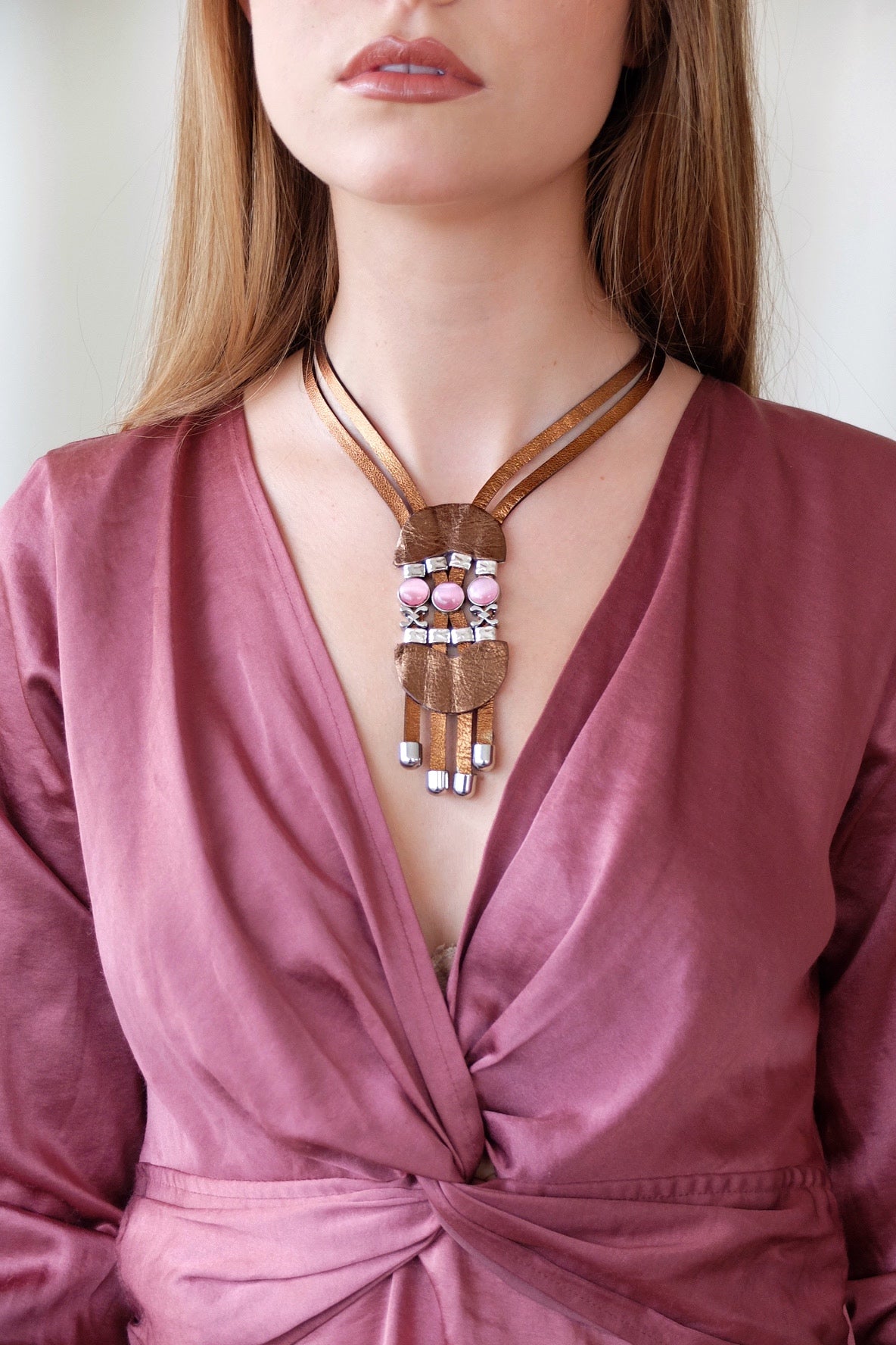 PINK ARVORUM NECKLACE - LALAEUNO