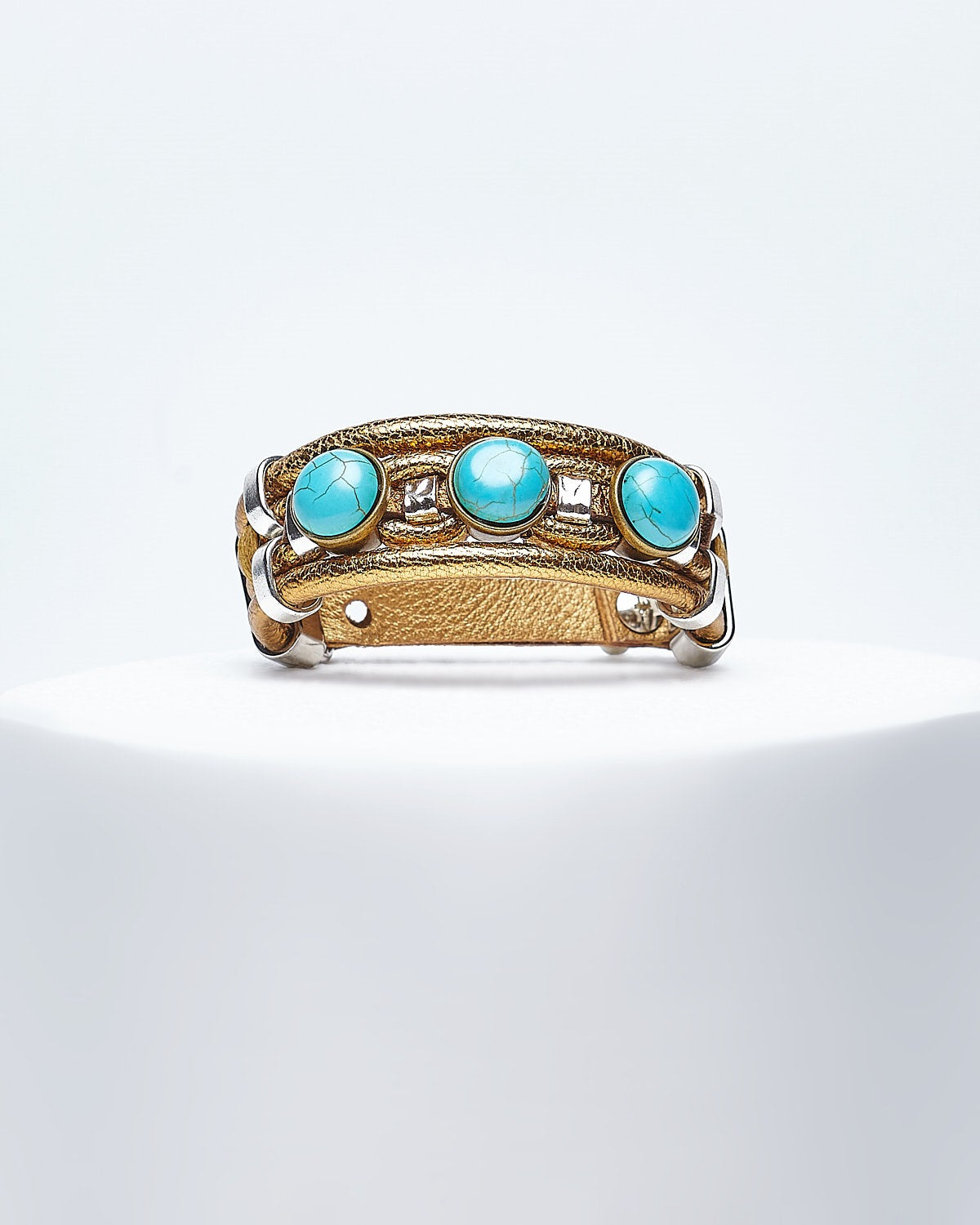 TURQUOISE RIM BRACELET - LALAEUNO